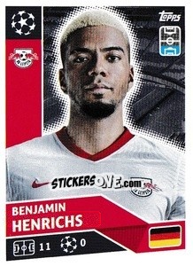 Sticker Benjamin Henrichs - UEFA Champions League 2020-2021 - Topps
