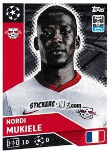 Sticker Nordi Mukiele - UEFA Champions League 2020-2021 n. RBL8 - Topps