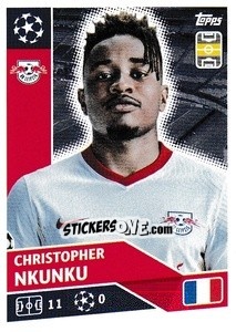 Sticker Christopher Nkunku - UEFA Champions League 2020-2021 n. RBL12 - Topps
