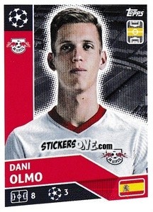 Sticker Dani Olmo - UEFA Champions League 2020-2021 n. RBL15 - Topps