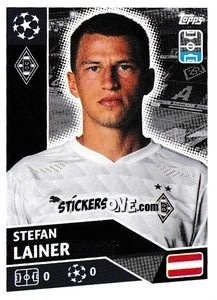 Sticker Stefan Lainer - UEFA Champions League 2020-2021 n. BMG4 - Topps