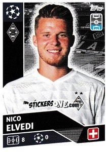 Sticker Nico Elvedi - UEFA Champions League 2020-2021 n. BMG6 - Topps