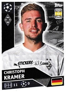 Sticker Christoph Kramer - UEFA Champions League 2020-2021 n. BMG9 - Topps