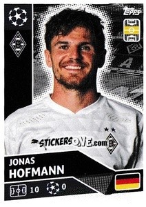 Sticker Jonas Hofmann - UEFA Champions League 2020-2021 n. BMG14 - Topps