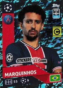 Sticker Marquinhos (Captain) - UEFA Champions League 2020-2021 n. PSG8 - Topps