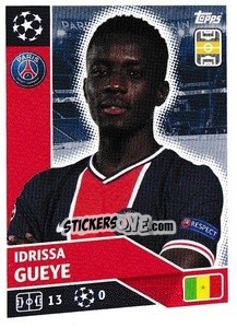 Sticker Idrissa Gueye - UEFA Champions League 2020-2021 - Topps