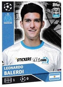Sticker Leonardo Balerdi - UEFA Champions League 2020-2021 n. OLM10 - Topps