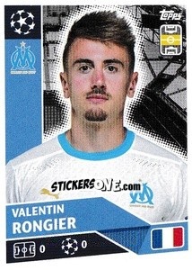 Sticker Valentin Rongier - UEFA Champions League 2020-2021 - Topps