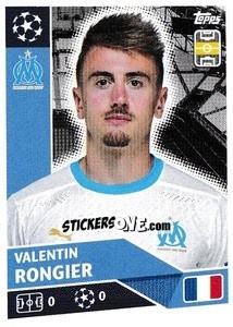 Sticker Valentin Rongier - UEFA Champions League 2020-2021 n. OLM12 - Topps