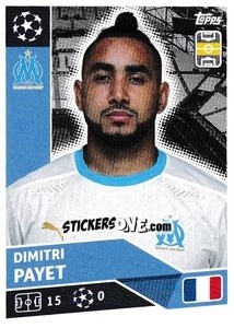Sticker Dimitri Payet - UEFA Champions League 2020-2021 n. OLM13 - Topps