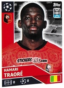 Sticker Hamari Traoré - UEFA Champions League 2020-2021 n. REN4 - Topps