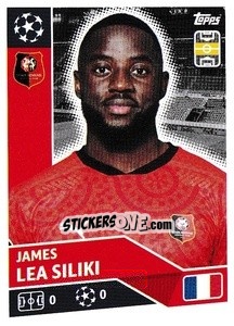 Sticker James Lea Siliki - UEFA Champions League 2020-2021 n. REN10 - Topps