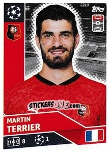 Sticker Martin Terrier - UEFA Champions League 2020-2021 n. REN17 - Topps