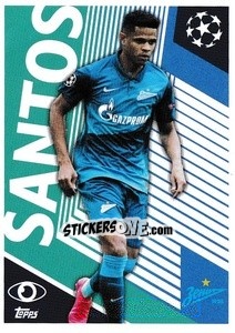 Sticker Douglas Santos (One to Watch) - UEFA Champions League 2020-2021 - Topps