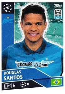 Sticker Douglas Santos - UEFA Champions League 2020-2021 - Topps