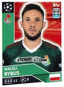 Sticker Maciej Rybus - UEFA Champions League 2020-2021 n. LMO6 - Topps