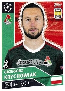 Sticker Grzegorz Krychowiak - UEFA Champions League 2020-2021 n. LMO11 - Topps
