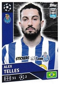 Sticker Alex Telles - UEFA Champions League 2020-2021 - Topps
