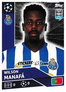 Sticker Wilson Manafá - UEFA Champions League 2020-2021 - Topps