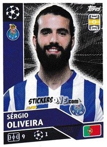 Sticker Sergio Oliveira - UEFA Champions League 2020-2021 n. POR11 - Topps
