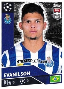 Sticker Evanilson - UEFA Champions League 2020-2021 n. POR16 - Topps