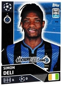 Sticker Simon Deli - UEFA Champions League 2020-2021 - Topps
