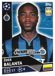 Sticker Éder Balanta - UEFA Champions League 2020-2021 n. BRU10 - Topps