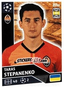 Sticker Taras Stepanenko - UEFA Champions League 2020-2021 n. SHK9 - Topps