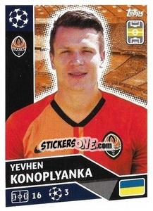 Figurina Yevhen Konoplyanka - UEFA Champions League 2020-2021 - Topps