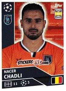Sticker Nacer Chadli - UEFA Champions League 2020-2021 n. IST16 - Topps
