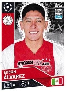 Sticker Edson Álvarez - UEFA Champions League 2020-2021 n. AJA10 - Topps