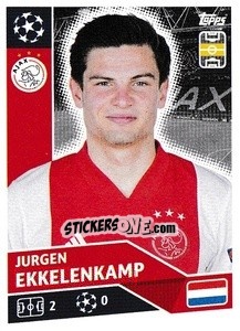 Sticker Jurgen Ekkelenkamp - UEFA Champions League 2020-2021 n. AJA12 - Topps