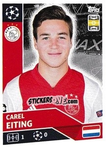 Figurina Carel Eiting - UEFA Champions League 2020-2021 - Topps