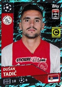 Sticker Dusan Tadic (Captain) - UEFA Champions League 2020-2021 n. AJA17 - Topps