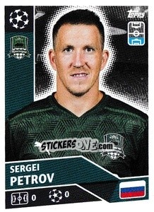 Sticker Sergei Petrov - UEFA Champions League 2020-2021 - Topps