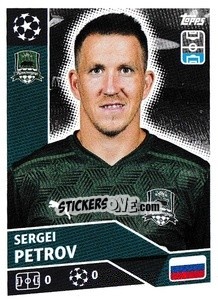 Sticker Sergei Petrov - UEFA Champions League 2020-2021 n. POF4 - Topps