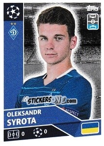 Sticker Oleksandr Syrota - UEFA Champions League 2020-2021 - Topps