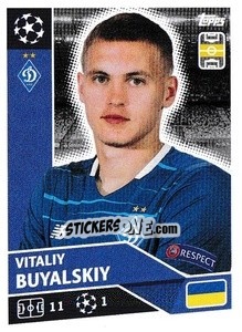 Sticker Vitaliy Buyalskiy - UEFA Champions League 2020-2021 n. POF30 - Topps