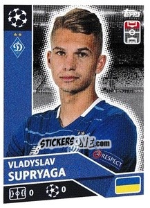 Sticker Vladyslav Supryaga - UEFA Champions League 2020-2021 - Topps