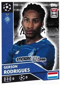 Sticker Gerson Rodrigues - UEFA Champions League 2020-2021 - Topps