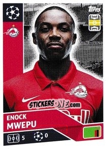 Cromo Enock Mwepu - UEFA Champions League 2020-2021 - Topps