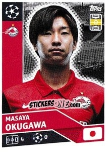 Sticker Masaya Okugawa - UEFA Champions League 2020-2021 n. POF45 - Topps
