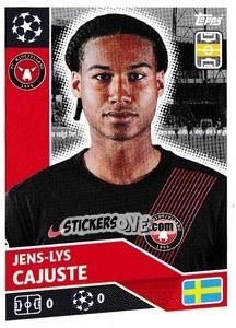 Sticker Jens-Lys Cajuste - UEFA Champions League 2020-2021 n. POF56 - Topps