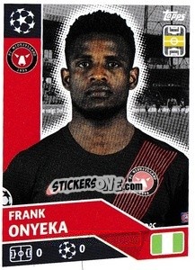Sticker Frank Onyeka - UEFA Champions League 2020-2021 n. POF58 - Topps