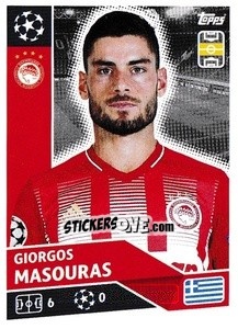 Sticker Giorgos Masouras - UEFA Champions League 2020-2021 - Topps