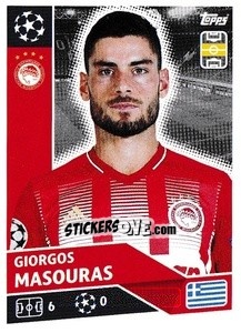 Sticker Giorgos Masouras - UEFA Champions League 2020-2021 n. POF77 - Topps