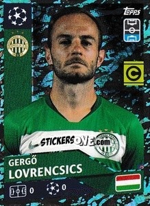 Sticker Gergo Lovrencsics (Captain) - UEFA Champions League 2020-2021 - Topps