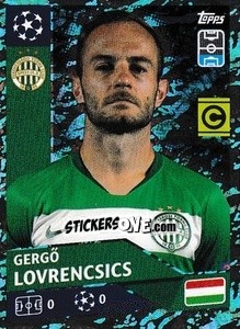 Sticker Gergo Lovrencsics (Captain) - UEFA Champions League 2020-2021 n. POF88 - Topps
