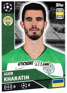 Sticker Igor Kharatin - UEFA Champions League 2020-2021 n. POF90 - Topps