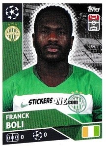 Sticker Franck Boli - UEFA Champions League 2020-2021 n. POF95 - Topps